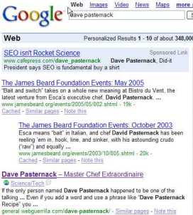 Dave pasternack SERP Dave pasternack SERP
