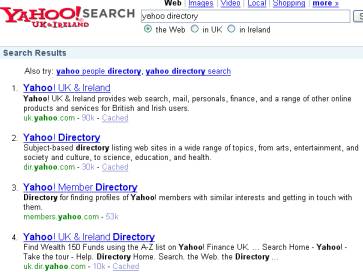 yahoo directory yahoo directory