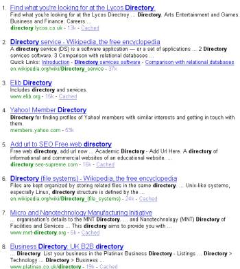 yahoo directory yahoo directory