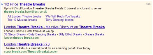 Spaces in Adwords Ads
